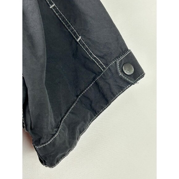 7 Diamonds Men's Large Utility Flap Pocket Casual Snap Front Short Sleeve Shirt - Picture 12 of 13